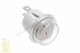 Вимикач GTV AE-WLIP44-15 круглий,білий, max 6A,max 250V, IP44