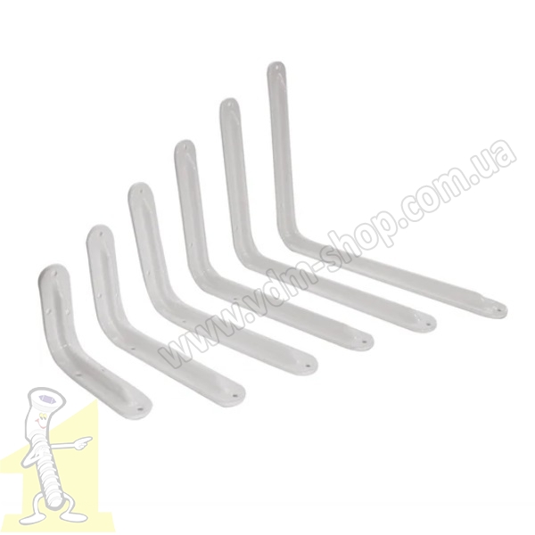 Кутник Besel LUX Білий L=260 мм (190*36*0,8 мм). Фото 2