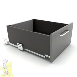 Шухляда висувна Sevroll SEVROLLBOX SLIM H-199мм L-500мм графіт (222932)