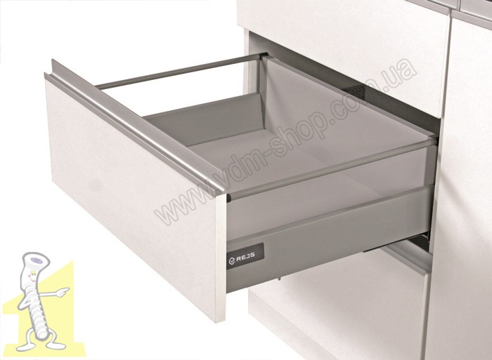 COMFORT BOX (B) L=450 H-204 з релінгом срібний Rejs TH03.0484.01.002