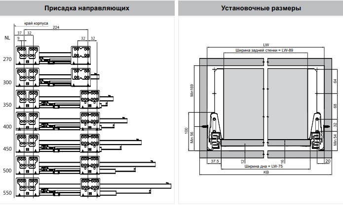 COMFORT BOX (B) L=450 H-204 з релінгом срібний Rejs TH03.0484.01.002. Фото 4