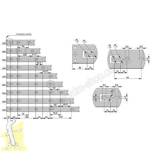 Направляюча кулькова GTV PRO 50 кг PK-PRO-H45-500. Фото 2