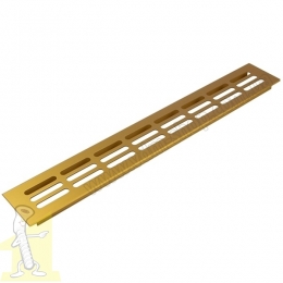 Решітка вентиляційна 23,5*375 золото матове Rejs TE12.0347.07.597