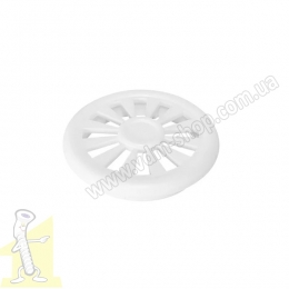 Решітка вентиляційна пластикова D-40 Біла
