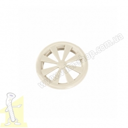 Решітка вентиляційна пластикова Ø 35 беж