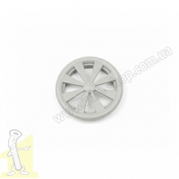 Решітка вентиляційна пластикова Ø 35 сіра