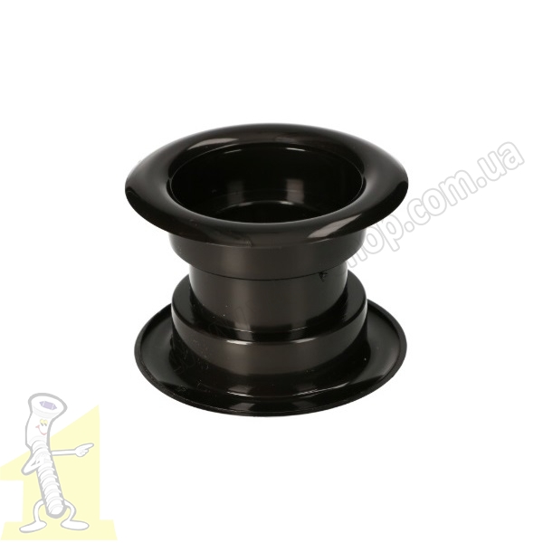 Кільце вентиляційне Ø 40 пластикове чорне