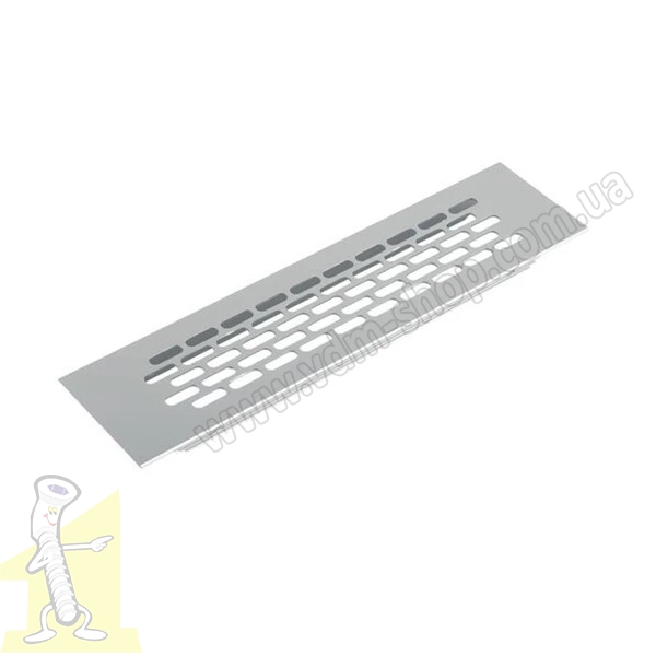 Решітка вентиляційна 60x245 Алюміній. Фото 2