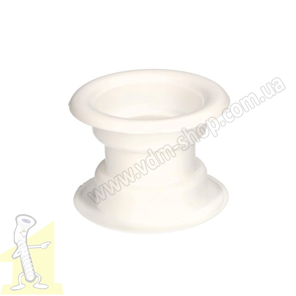 Кільце вентиляційне Ø 40 пластикове біле