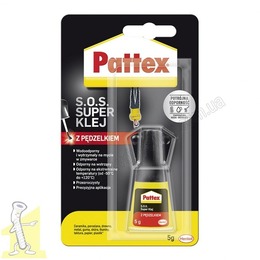 Pattex Супер клей гель з пензликом 5 гр