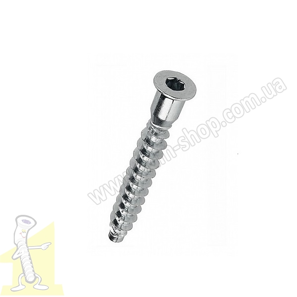 Конфірмат 6.3*50 мм оцинкований