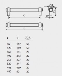 Ручка меблева GAMET RE23-0096-G31 старе срiбло. Фото 2