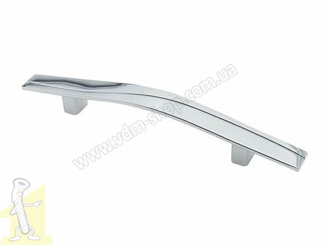 Ручка меблева DN 81/128 G2 UN 8104 Хром