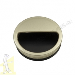 Ручка врізна пластик Сатин PLS KAPAKLI GOMME