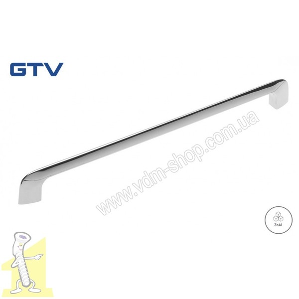 Ручка меблева GTV UZ-MILAN-256-01 хром