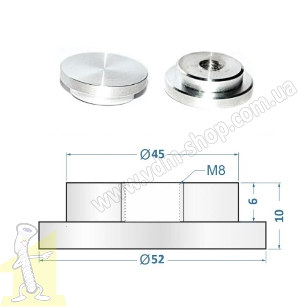 Шайба для скла Ø 50. Фото 2