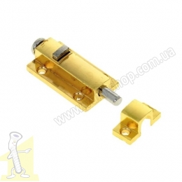 Засув меблевий з пружиною золото
