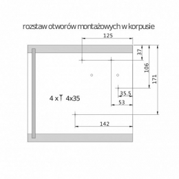 Ліфт GTV LIGHT 580-1250, висота фасаду 250-400мм білий PD-LIFT-LIGHT-10. Фото 4