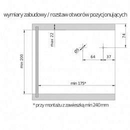 Ліфт GTV LIGHT 580-1250, висота фасаду 250-400мм білий PD-LIFT-LIGHT-10. Фото 5