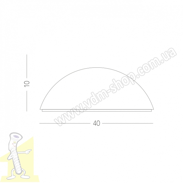 Відбійник упор дверний клейкий M-4011 dark brown. Фото 3