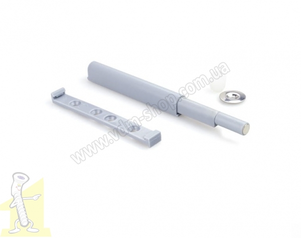 Відбійник меблевий ATM PG-060 PUSH/OPEN сірий магнітний