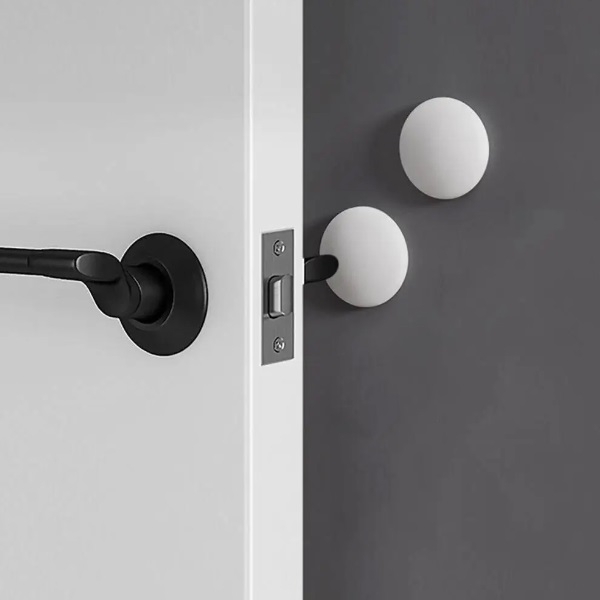 Відбійник настінний "V" PG-078 D=40 T2 чорний. Фото 2