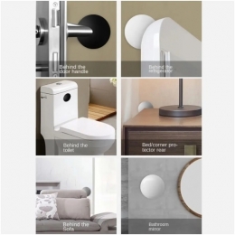 Відбійник настінний "V" PG-078 D=40 T2 чорний. Фото 3