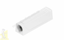 Тримач TIP-ON для дверей, короткий, прямий (20/17 мм), Білий  956.1201 TIP-AP