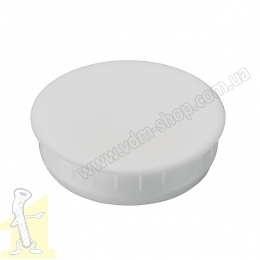 Заглушка отвору 35мм пластик бiла Hafele 340.41.702