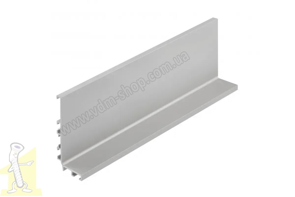 Профіль алюмінієвий, система без ручок VELLO з функцією LED, L, срібло, L = 4,10 м PA-VELLO-L4M-05