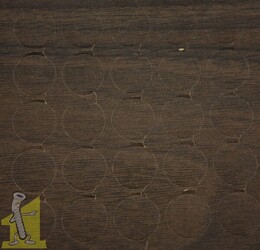 Заглушка самоклеюча на конфірмат Zbytex 13мм Real Walnut коричневий 262