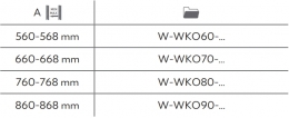 Шухляда висувна для білизни W-WKO60-BP-10 без направляючих, біла. Фото 3