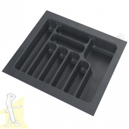 Вклад шухляди для столових приборів 540*490*55 секція 600мм антрацит STARAX (S-2287-А)