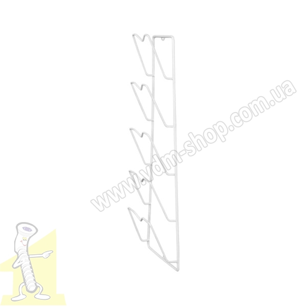 Поличка під кришки одинарна біла