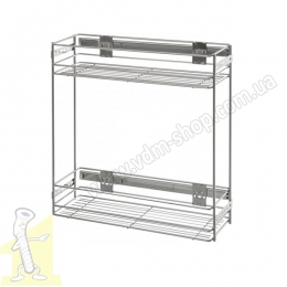 Карго 200  2 поверхи бокове кріплення Хром