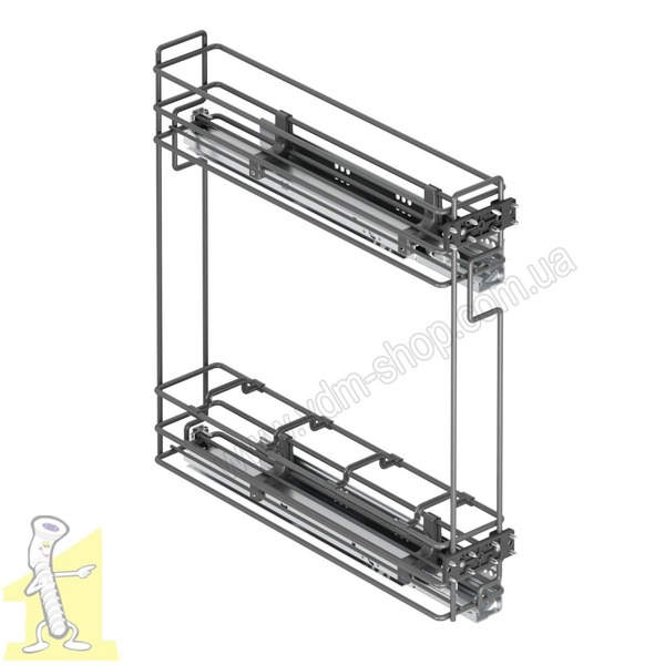 Карго 150 2 поверхи 3/4 Тандем Blum праве антрацит S-2421-А STARAX