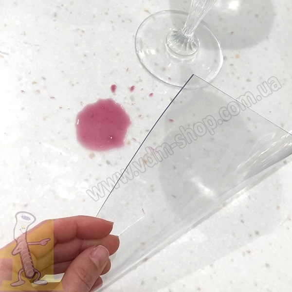 Захисне покриття для поверхонь  «м'яке скло» 1600*900 мм. прозорий. Фото 4