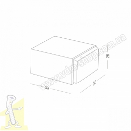 Відбійник упор клейкий для дверей М-44 у кольорі T прозорий. Фото 2