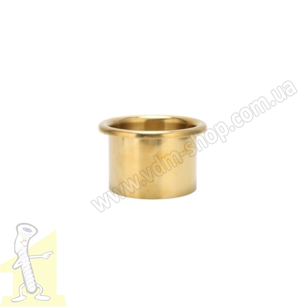 Кiльце вентиляційне металеве Ø 35 золото. Фото 2