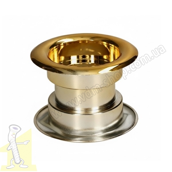 Кiльце вентиляційне пластикове Ø 40 золото