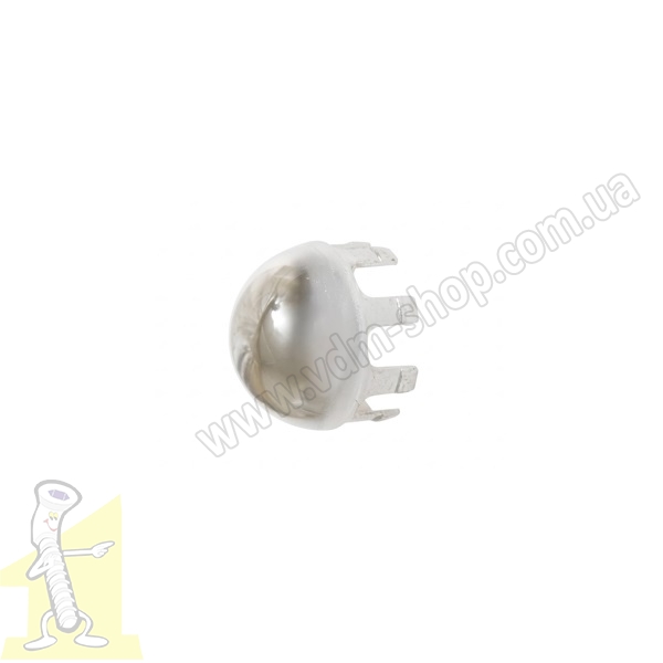заглушка випукла R973JC труби Ø 40 хром, 2 шт.  421-514