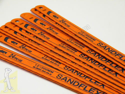 Полотно для ножівки SANDFLEX 300мм 10 зубців на сантиметр. Фото 2