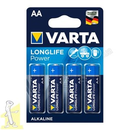 Батарейка VARTA LONGLIFE Power AA блістер 4 шт. ALKALINE