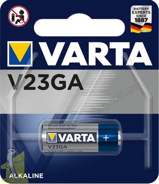 Батарейка VARTA V 23 GA блістер 1 шт. ALKALINE