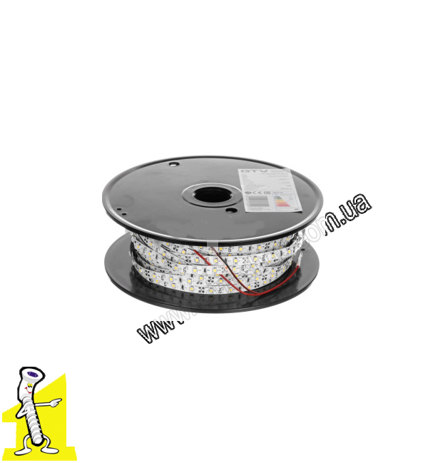 Стріч.LED GTV2835 3.7W/М(3д.5см)біл.х.LD2835MW-300-20ZB-50