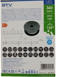 Стріч.LED GTV2835 3.7W/М(3д.5см)біл.х.LD2835MW-300-20ZB-50. Фото 2