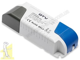 Блок живлення LED GTV  WE-220V 12V/6W, IP20, LD-ZASPRO07W-30N