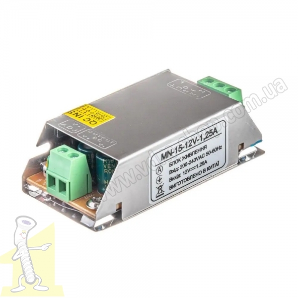 Блок живлення 1,25А (15W) LED 12V. Фото 2