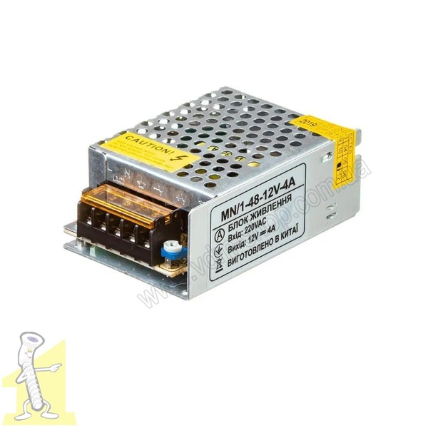 Блок живлення 4А (48W) LED 12V