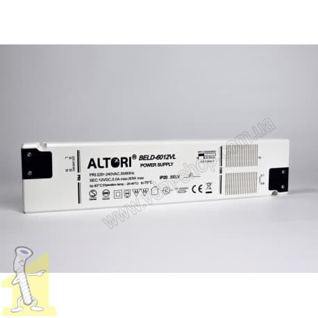 Трансформатор LED Altori PREMIUM 60Wp12V